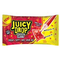 Juicy Drop Taffy Candy Packs 16 Count 쥬시 드롭 태피 캔디 팩 16 개입, 1