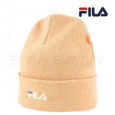 FILA 휠라 공용 리니어 로고 기본 비니 살구 FS3KNA6351X, FS3KNA6351X-APT/FREE