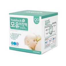 요미락 온도감지 모유저장팩 200ml 90매입, 90개입, 1개