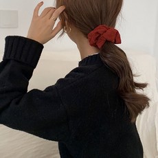 골지 코듀로이 곱창밴드 프라벨 헤어슈슈 겨울 긴 머리끈 묶기 제니 아이유 수지 곱창끈