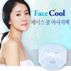 중문유통 국내제작 붓기제거 냉찜질 페이스 쿨마사지팩 1개 운동전후 피부진정 얼굴붓기