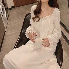 (H00-3017) 체오 원피스 잠옷 여름잠옷 커플잠옷 자주잠옷 파자마 홈웨어 여성잠옷 울랄라파자마 원