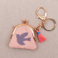 패션메이드 프랑스자수 동전지갑프레임 무공프레임 바네 DIY 가방만들기, 무공프레임(지끈포함)-골드(5cm), 1개