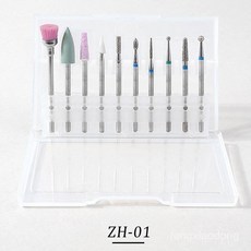 드릴 비트 매니큐어 전기 깨끗한 발 큐티클 네일 머신 네일 폴리싱 에 대한 10pcs 다이아몬드 밀링 커터, 10개