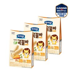 일동후디스 아이얌 순곡물바 당근, 40g, 3개
