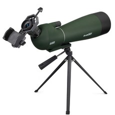 SVBONY SV28 필드 스코프 20-60x 80mm 단안 망원경 경사형 대구경 야조 관찰 사격 양궁 스코프 삼각대 첨부
