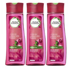 허벌에센스 샴푸 컬러미 해피 로즈 에센스 장미향 Herbal Essences Shampoo Colour Me Happy 300ml 3개