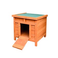 겨울집 실외 급식소 중형 길냥이 대형 방풍 방수 바람막이 길고양이 JUNISHOP 보호색, 오렌지 TW-001-1, 1개