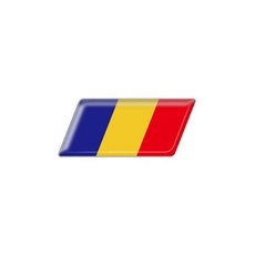 3D 에폭시 자동차 스타일링 바디 트렁크 장식 스티커 사우디 아라비아 필리핀 이스라엘 브라질 콜롬비, 29 Romania, 1개