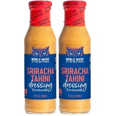 노블메이드 쓰리라차 타히니 드레싱 소스, 2개, 2개, 295ml