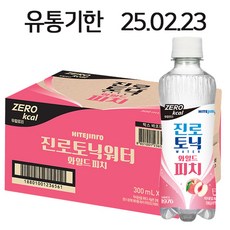 하이트진로 토닉워터 와일드 피치 제로, 24개, 300ml