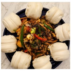 1+1 플라워롤 꽃빵튀김 고추잡채 연유꽃빵 총3kg 대용량, 3kg, 2개
