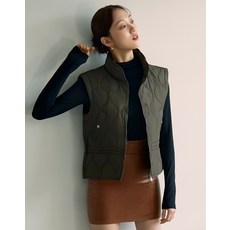 더엣지 23FW 후드 퀼팅 베스트