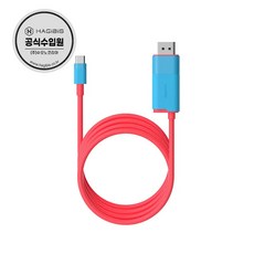 하기비스 닌텐도스위치 8K60Hz 대형화면확장 C to DP연결 케이블독 UCD10, 1개, 200cm/Red Blue - ifigolink