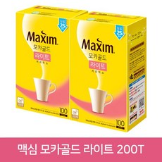 맥심 모카골드 라이트 100T 2개, 11.8g, 100개입