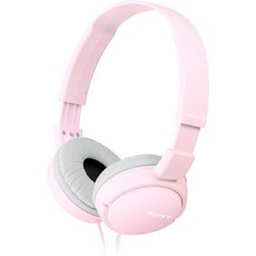 On 오버이어 게임용 헤드셋 소니 MDR ZX110 헤드폰 분홍색 Q306694
