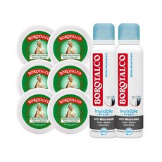 보로탈코 [보로탈코] 바디크림 150ml x 6개 + 데오드란트 인비저블 프레쉬 스프레이 2개, 단품없음