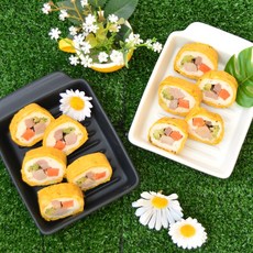 내새끼맘마 멍김밥 맛3 강아지간식 져키 고단백 흑임자 무첨가물 노즈워크 강아지과자 애견간식 수제간식, 1세트, 1g, 노란김밥100g(20팩)