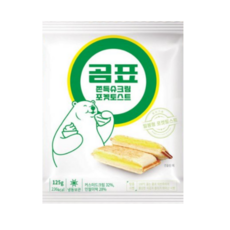 곰표 포켓토스트 쫀득슈크림 125g x 6개