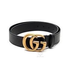 [구찌] [GUCCI] GG 마몽 더블 G 버클 가죽 여성 벨트 400593-AP00T-
