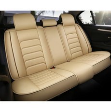 가죽 자동차 시트 커버 인테리어 자동차 액세서리 BMW X3 E83 G30 X3 F25 X5 E53 X1 E84 F01 X5 F15 E65 F25 X6 E71 F31 E83 F, 8) Beige Rear, 1개