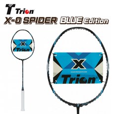 트라이온 X-0 스파이더 라켓 배드민턴 배드민턴라켓 무료스트링 모두스포츠 X0 SPIDER, 1개, X-0 스파이더 블루 에디션