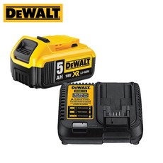 디월트 5.0Ah 배터리 충전기 세트 DCB115, 1세트