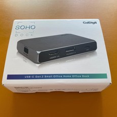 칼디짓 소호독 CalDigit SOHO Dock USB C타입 허브 칼디지트 아이패드 멀티 포트 멀티허브 추가금 없음