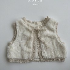 아오스타 레이스 오픈 베스트(겨울) 유아동조끼 퍼조끼 겨울아기옷