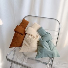 패딩 퀼팅 손가방 미니백 4color