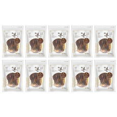  국산 본 수제간식 돼지귀 슬라이스 250g 10개 