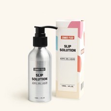 썸머피치 아크릴젤 슬립솔루션 120ml / 폴리젤 브러쉬 듀얼팁 /네일연장 셀프네일, 1개