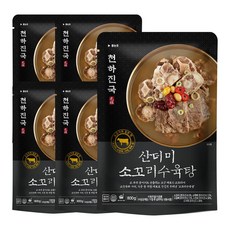 천하진국 갈비탕 산더미 소꼬리 수육탕 800g, 5팩