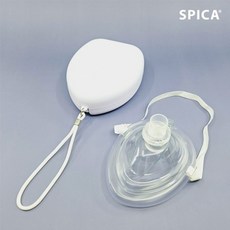 스피카 CPR 컴팩트 포켓 심폐소생 휴대용 마스크, 1개, 1개입