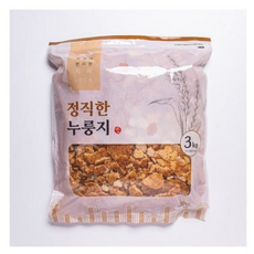 정직한밥상 전통방식으로 구어 구수한 정직한 누룽지 3kg, 1개