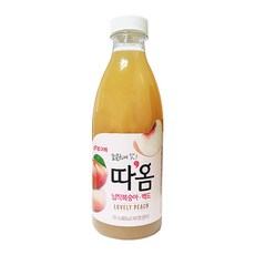 빙그레 따옴주스 730ml 복숭아/생과일주스/냉장배송, 1개