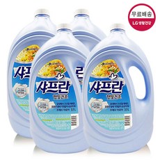 샤프란 햇빛건조 프레쉬아로마 용기 3.1L, 4개, 3L