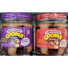 SMUCKER'S 스머커스 구버 잼 340g (포도 딸기 땅콩버터잼) / 2종 택1 / 미국, 1개