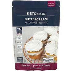 Keto and Co Keto Frosting Mix Buttercream 8.1 oz (230 g) 1팩, 1개, 230g