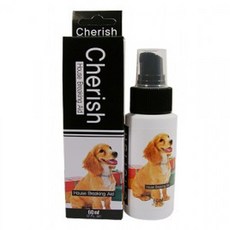 60ml 체리쉬 국내산 액체 스프레이 소변유도제 강아지 실내 소변유도 시원한 페퍼민트향, 1개