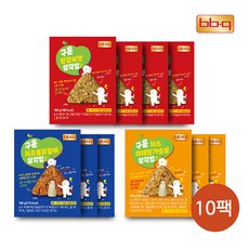 BBQ 구운 삼각밥 100g x 10팩 (왕갈비4+치즈야채닭가슴살3+치즈불닭갈비3), 10개