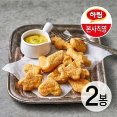 [본사직영] 하림 치킨너겟2, 1000g, 2봉