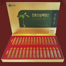 종근당건강 천종산삼배양근 20ml 30병 앰플 추석선물 부모님선물, 1박스
