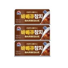 해표 바베큐맛 참치, 100g, 3개입