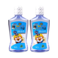 뽀로로는 치카친구 어린이 안심가글 300ml, 2세트, 천연사과향