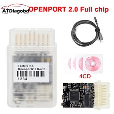 칩 Tactrix Openport 2.0 ECU 플래시 오픈 포트 T-oyo-ta JLR 튜닝 OBD2 자동차 진단 자동 스캐너, 중국, 품질 Full 4CD, 1개