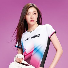 요넥스 여성용 배드민턴 반팔 티셔츠 233TS018F