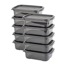 이지앤프리 블랙킵 에디션 냉장고 정리 용기 750ml, 1개입, 10개 1개입, 10개