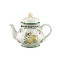 Villeroy amp; Boch French Garden Fleurence Teapot 34oz 흰색 다색, WhiteMulticolored_One Size, 상세 설명 참조0, WhiteMulticolored