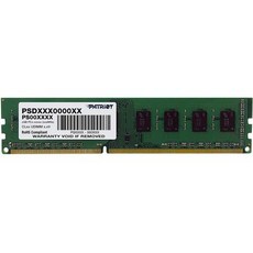 Patriot Signature 4 GB PC3-10600 (1333 MHz) DDR3 Desktop Memory PSD34G13332 9999993139378, 상세 설명 참조0